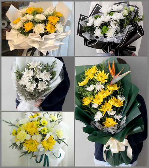 广东梅州市平远县东石镇白事花束代送